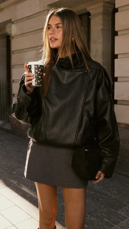 Asher Bomber Jacket Black