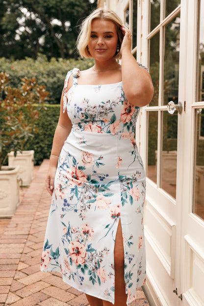 Laurel Dress Blue Floral