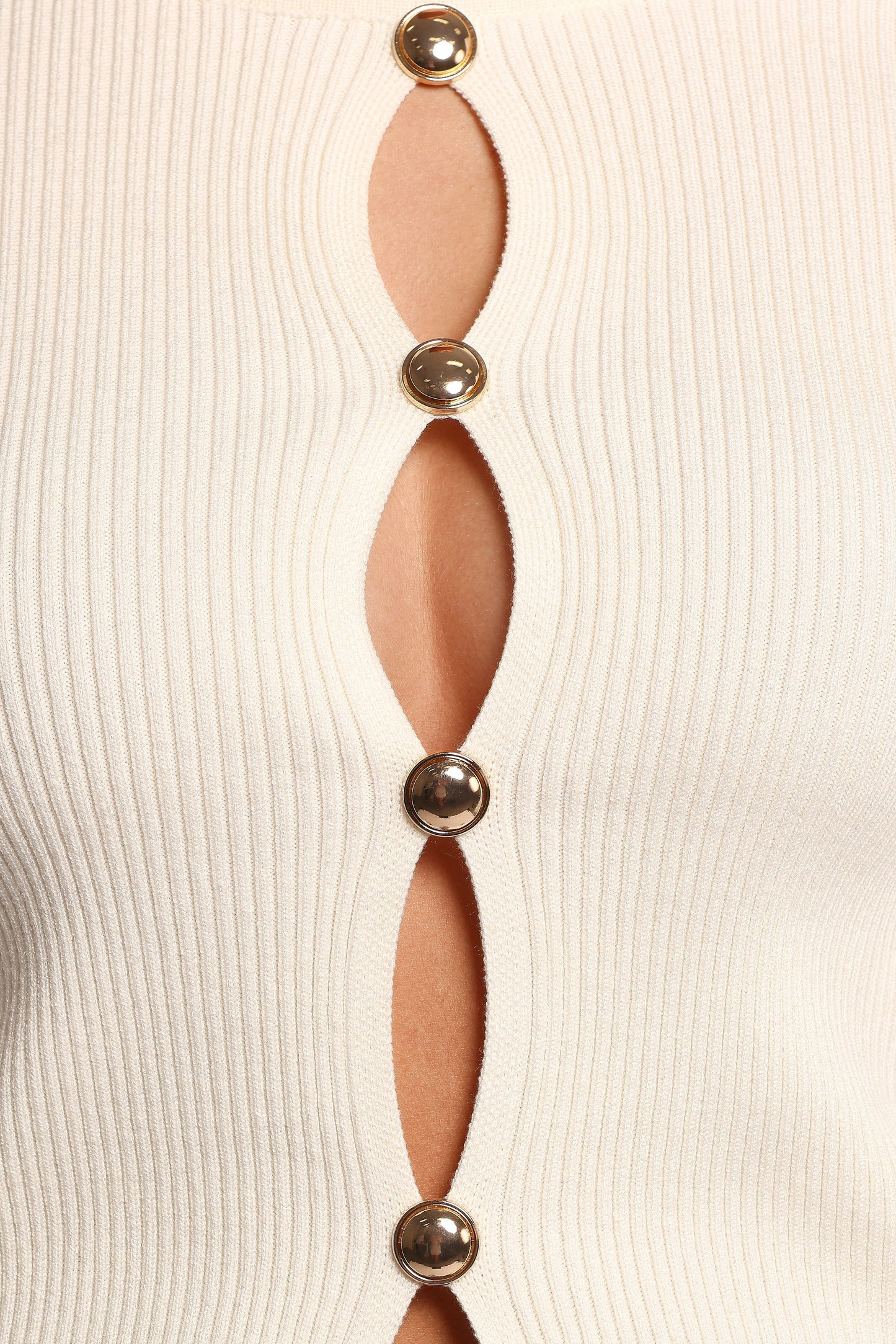 Rosienna Knit Top Cream