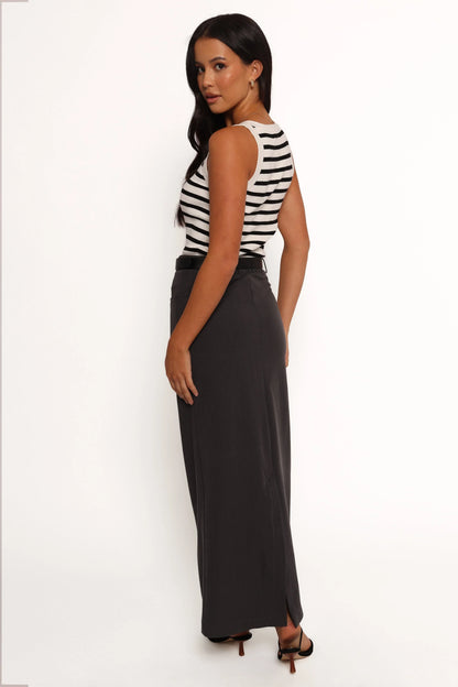 Chicca Maxi Skirt Grey