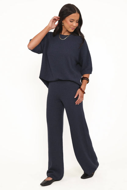 Ashby Knit Pant Navy