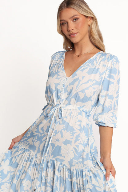 Kelda Dress Blue Floral