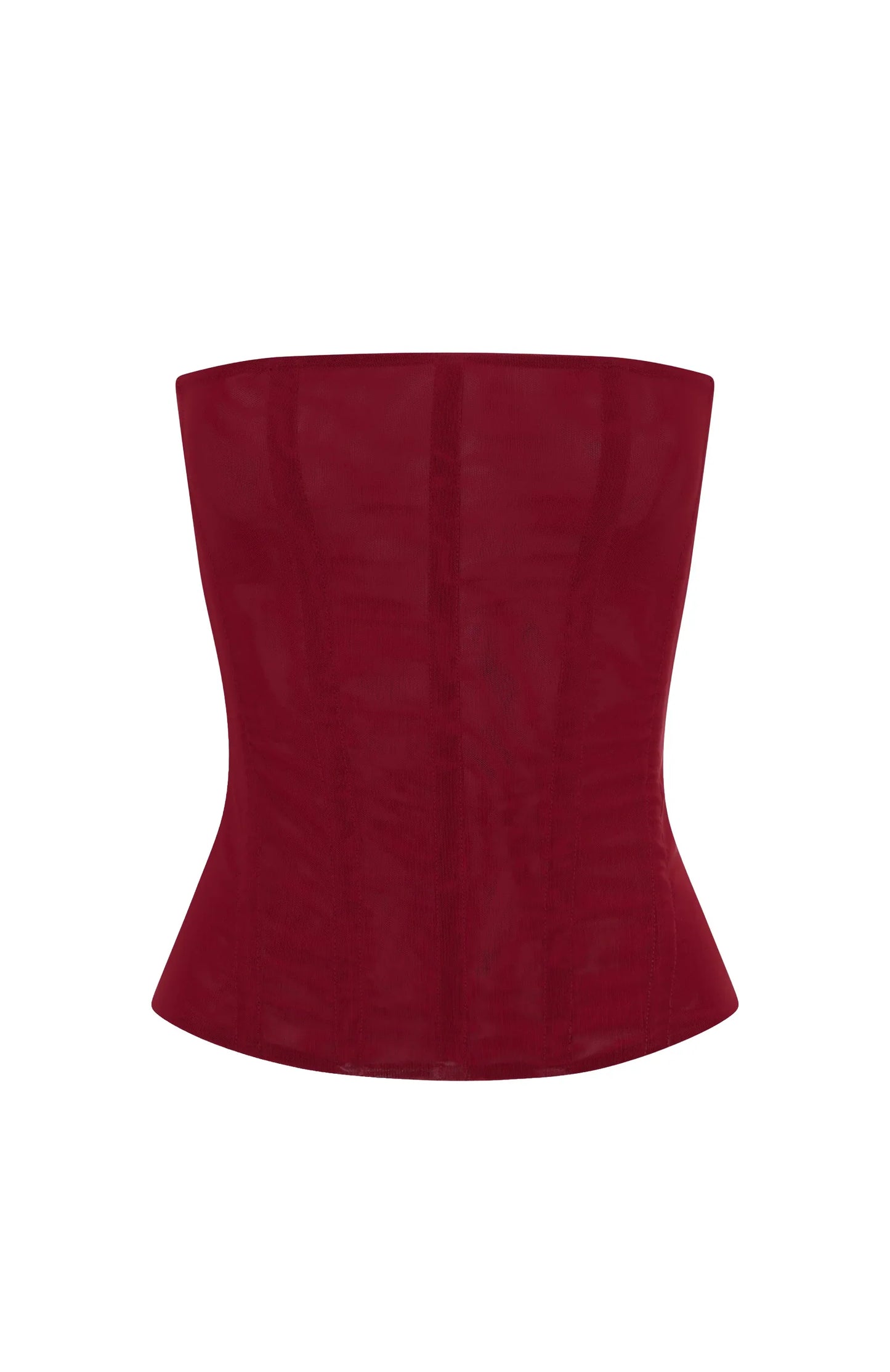 Tell Me A Secret Strapless Bustier Red
