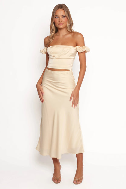 Arabella Two Piece Set Butter Yellow