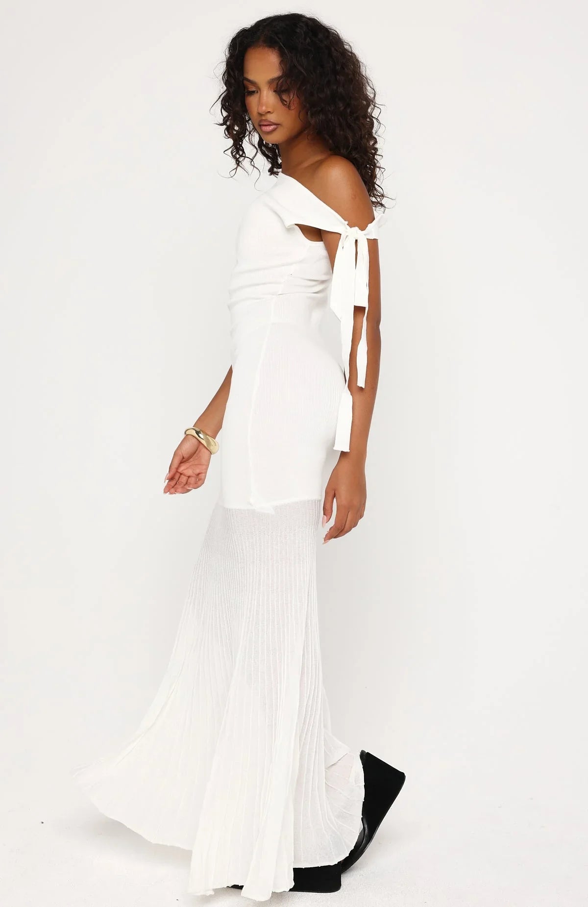 Accidentally In Love Maxi Dress Off White