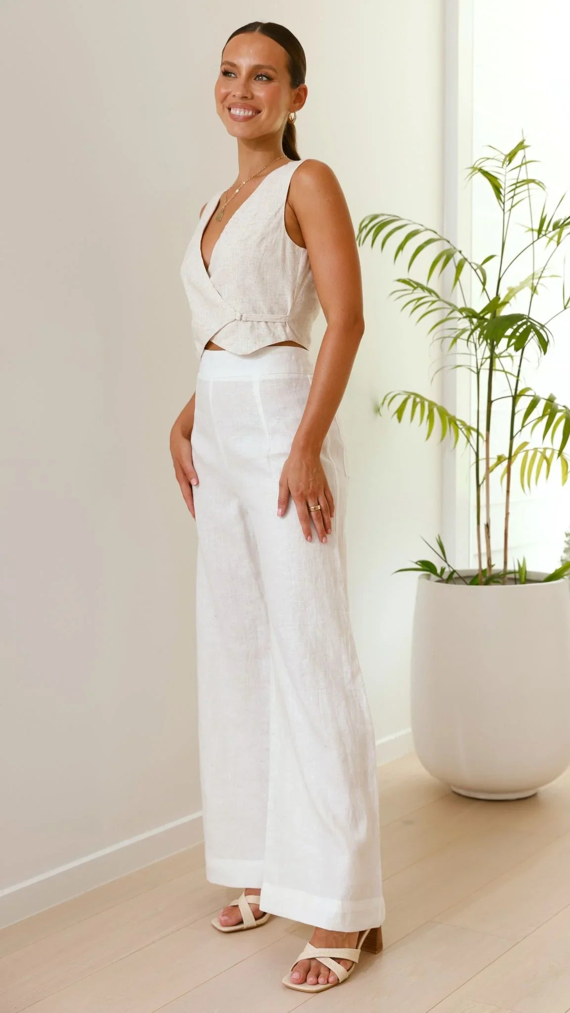 Karah Pants White