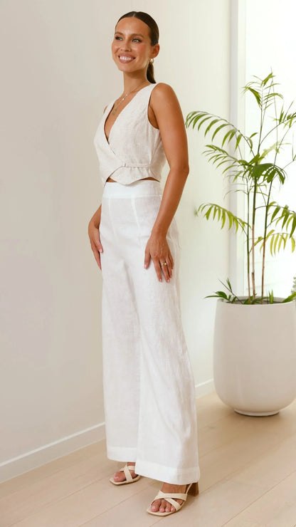 Karah Pants White