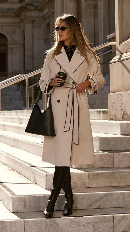 Blanca Trench Coat Beige