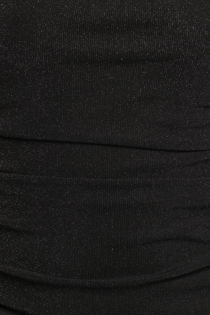 Seville Strapless Mini Dress Black