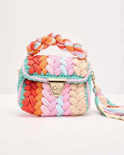 Resort Only Braided Top Handle Bag