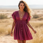 Chiffon Beach Cover Up Dress