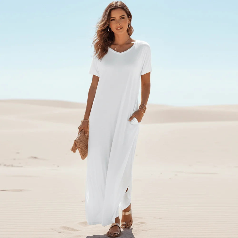 Casual T Shirt Maxi Dress