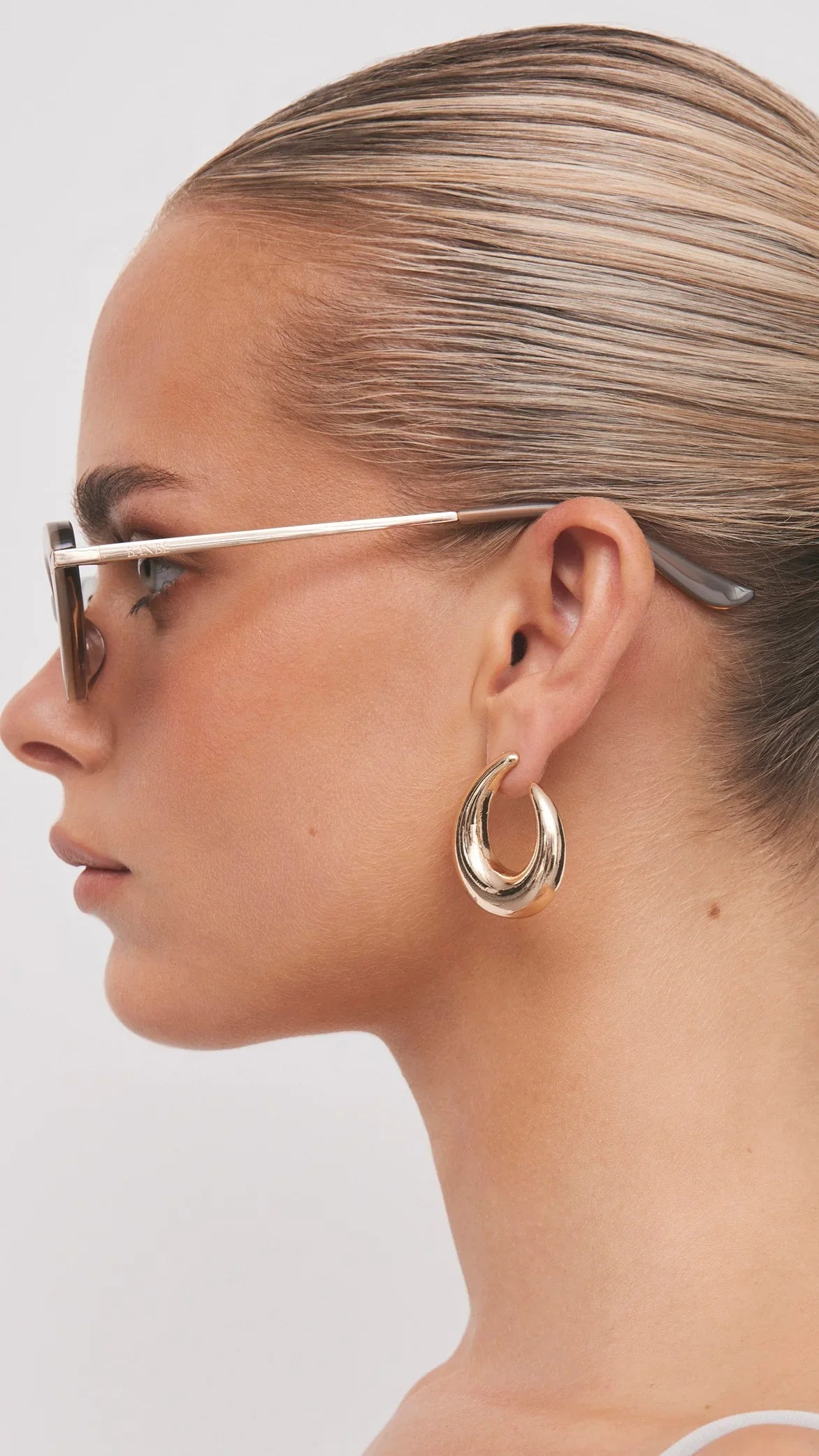 The Rae Sunglasses Taupe Brown