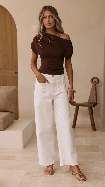 Millie Top Chocolate