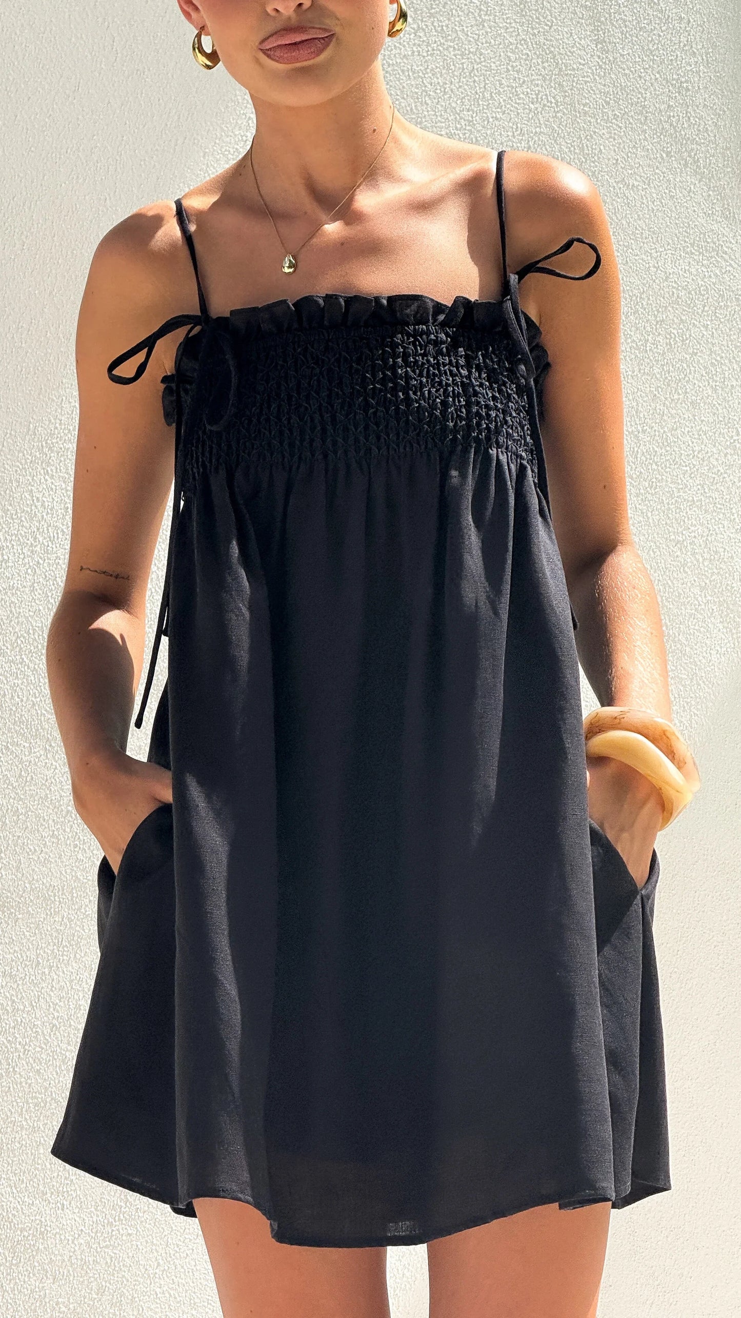 Wyomie Mini Dress Black
