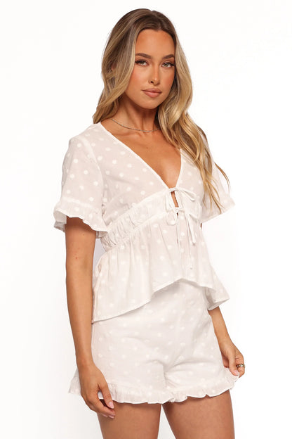 Carlen Shorts White