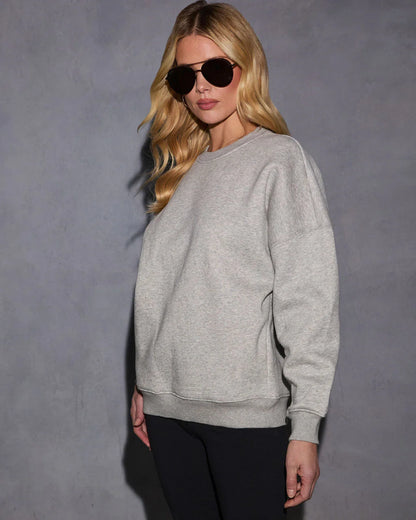 Woah Pocketed Cotton Blend Mock Neck Sweatshirt