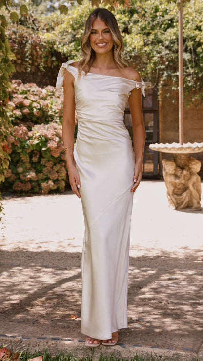 Frida Maxi Dress Champagne