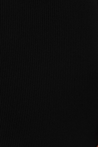 Jonah Long Sleeve Midi Dress Black