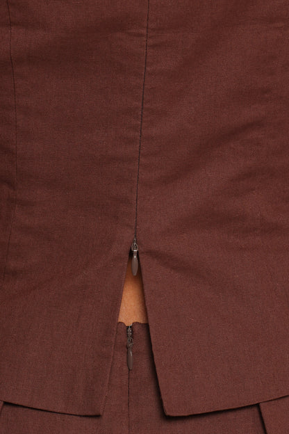 Chiaro Shell Top Brown