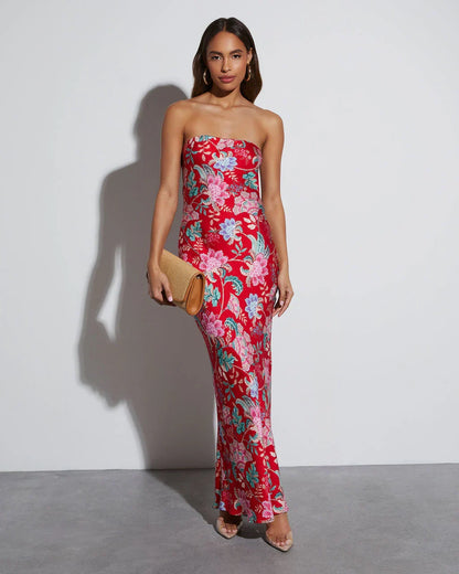 Rosemary Strapless Slip Maxi Dress
