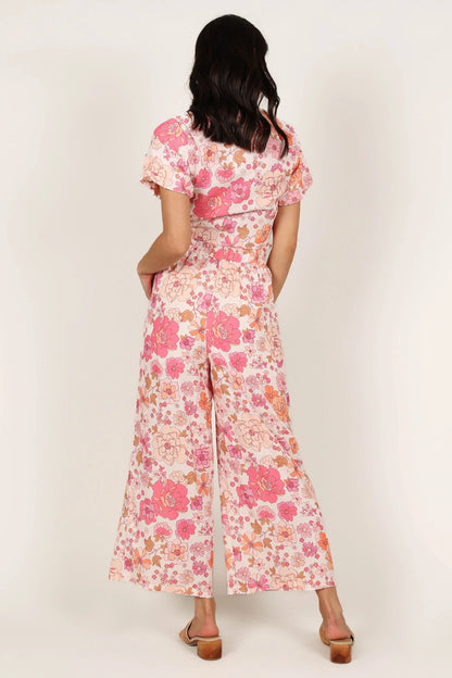 Matilda Top Pant Set Pink Floral