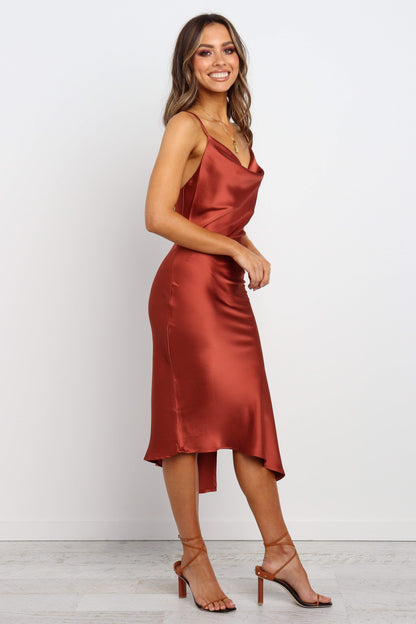 Cyprus Dress Rust
