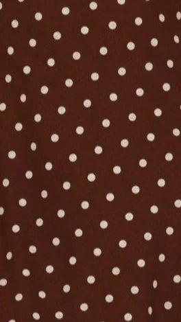 Halina Mini Dress Chocolate Nude Spot