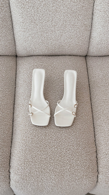 Tilo Heel White Shine