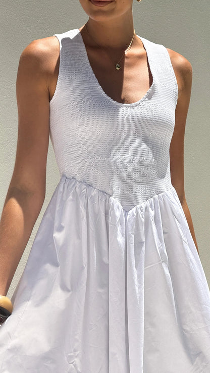 Amira Maxi Dress White
