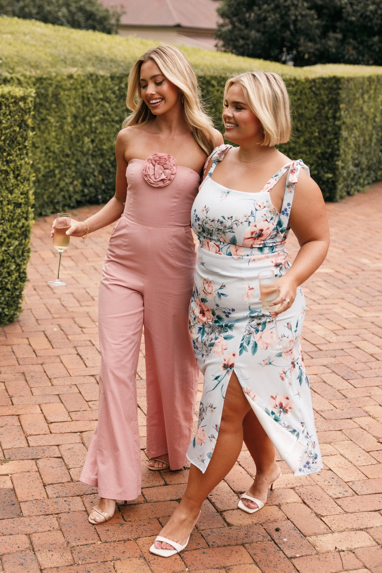 Laurel Dress Blue Floral