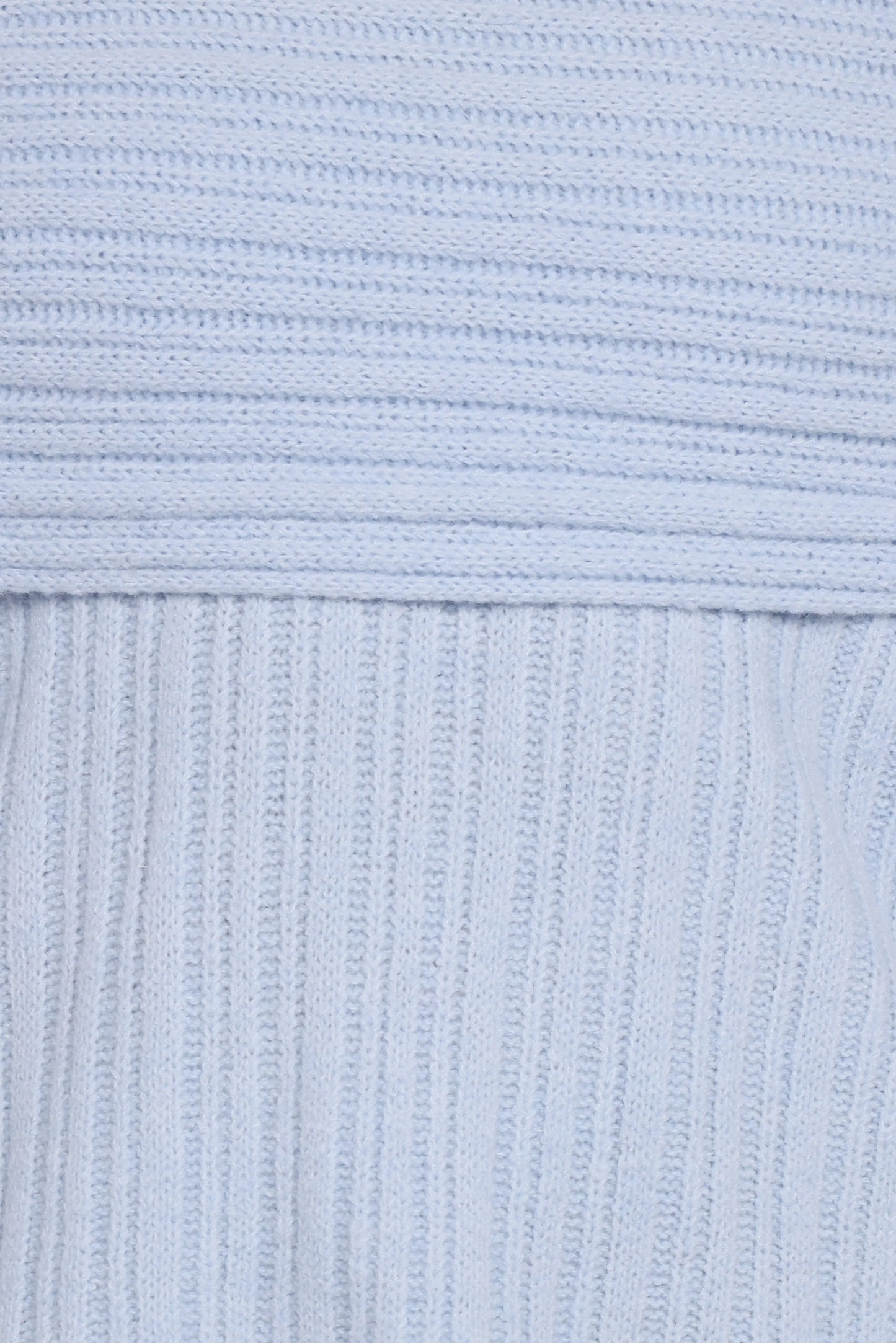 Kenny Off Shoulder Knit Sweater Pale Blue
