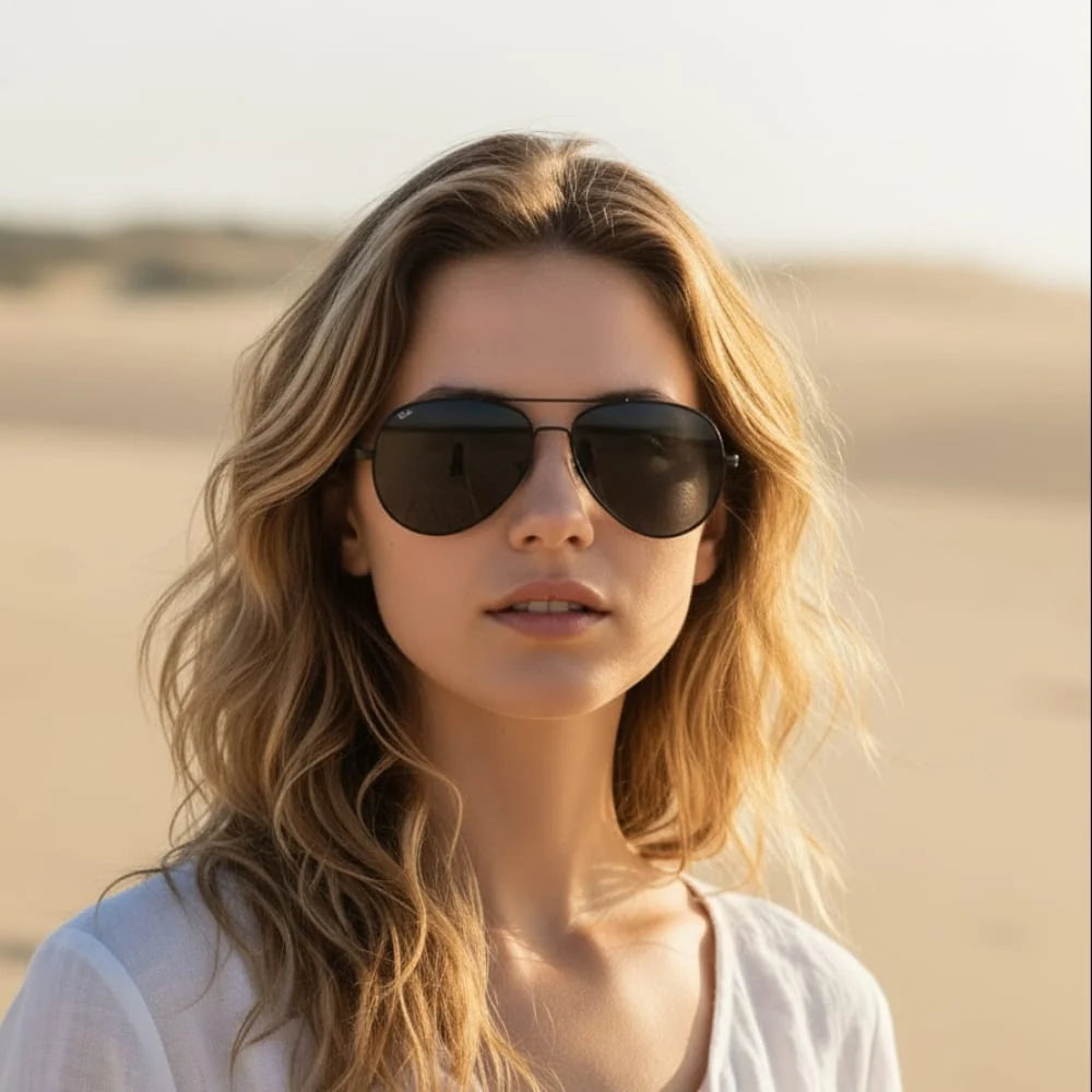 Bamboo Aviator Sunglasses 7 Colors