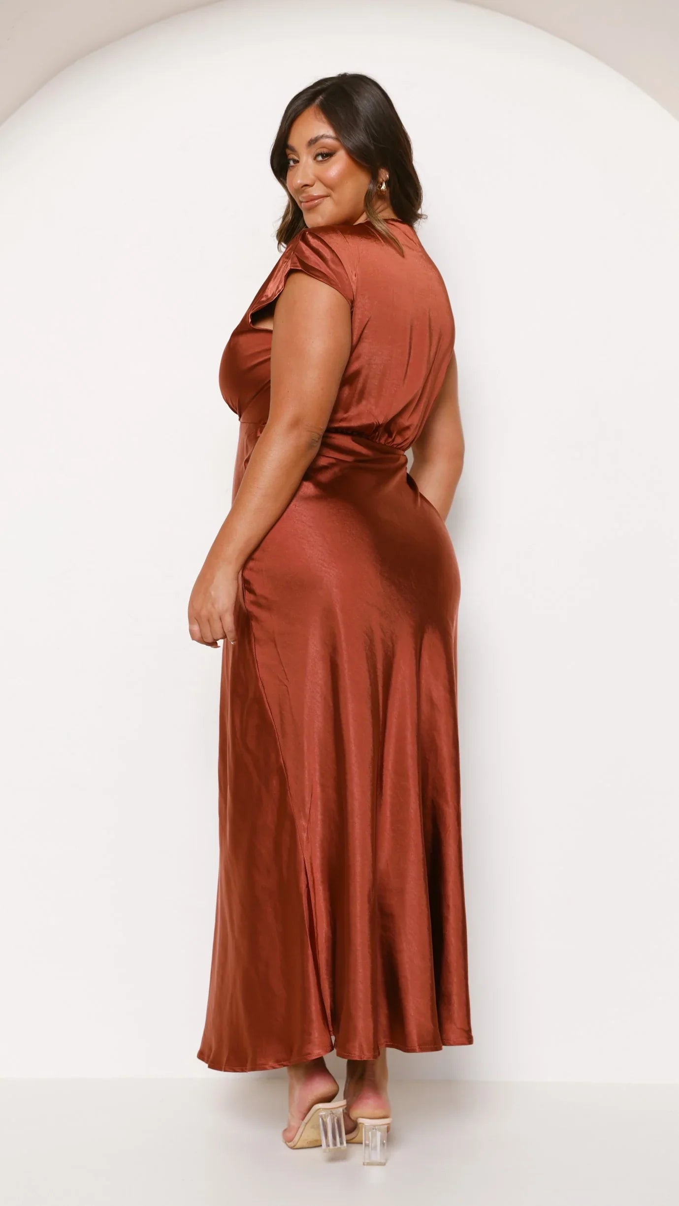 Selma Maxi Dress Rust