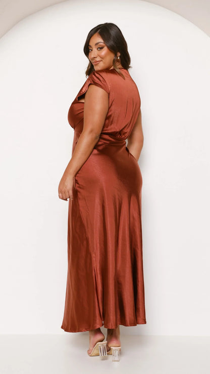 Selma Maxi Dress Rust