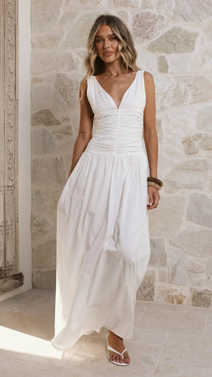 Sanya Maxi Dress White