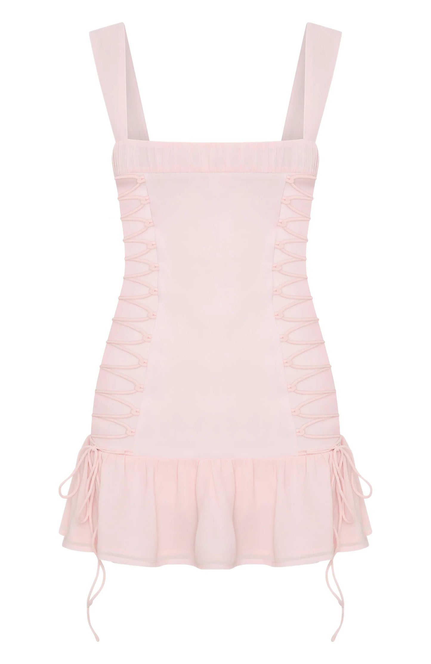 Rush In Mini Dress Baby Pink