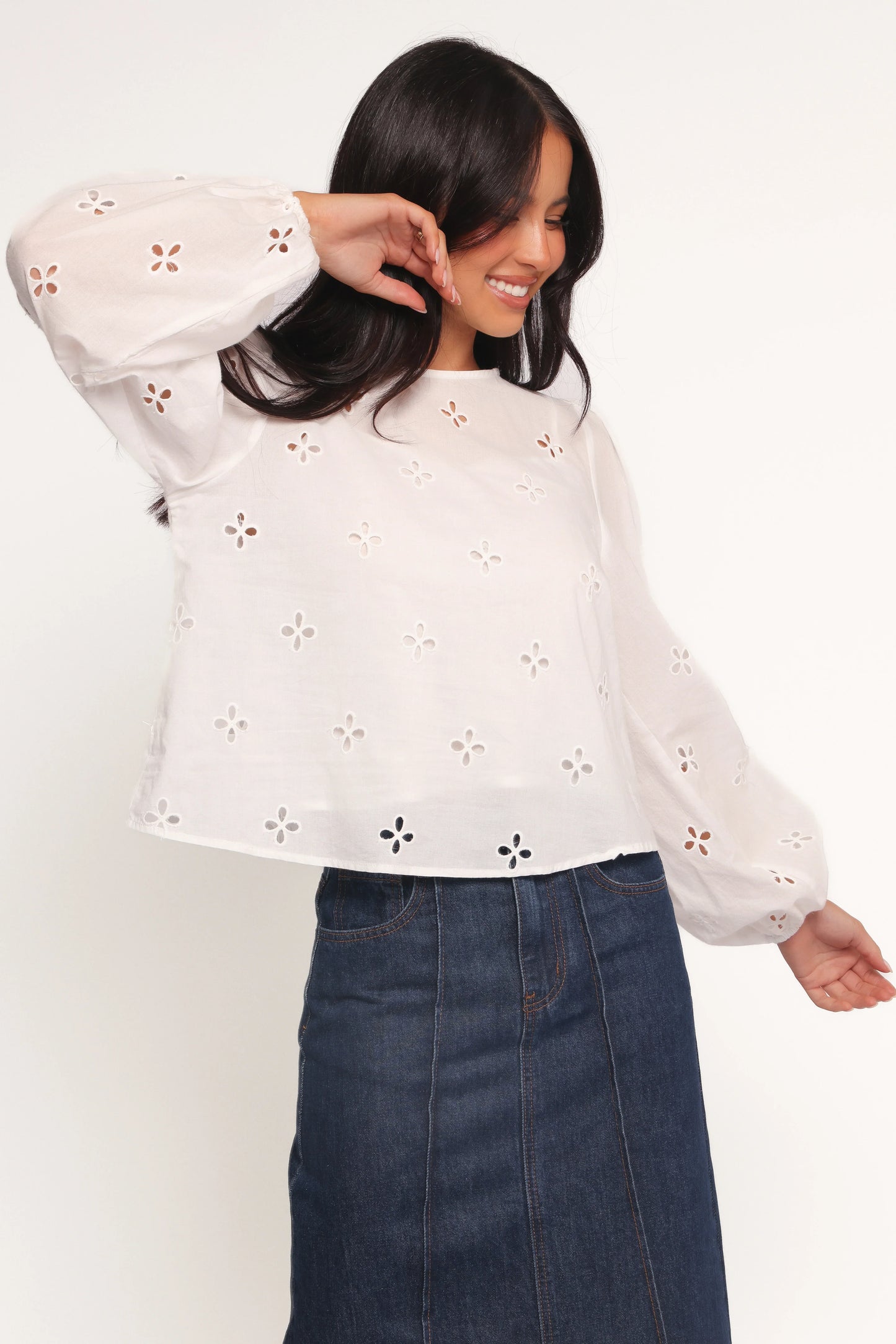 Aggie Blouse White