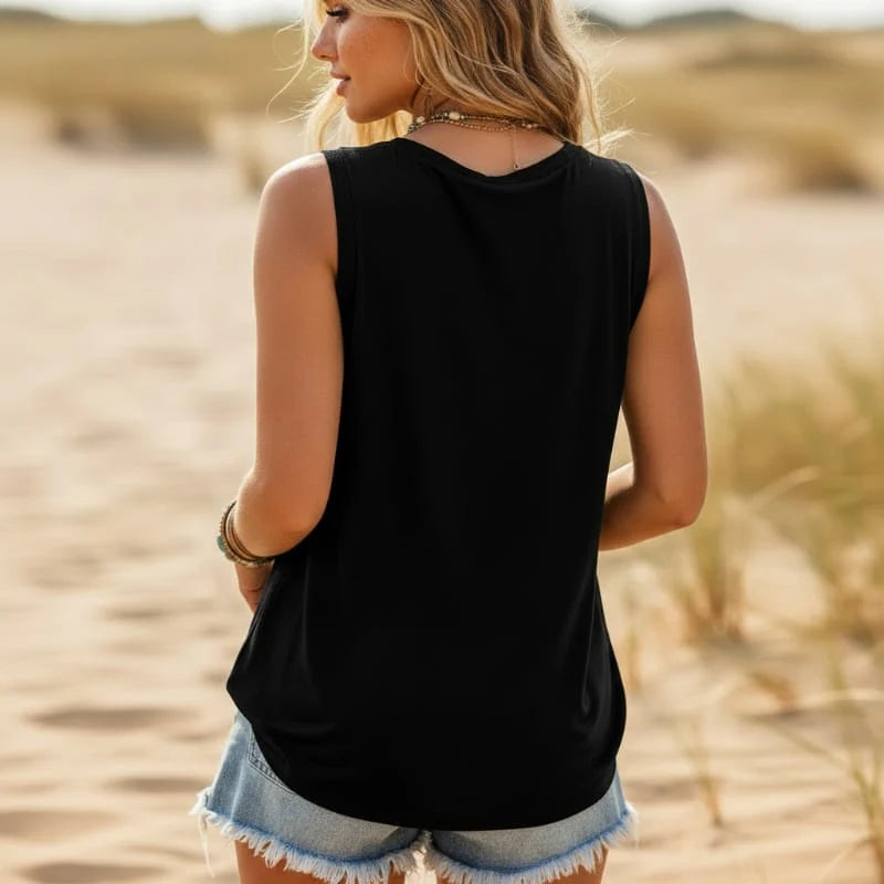 Rock and Roll Graphic Tank Top