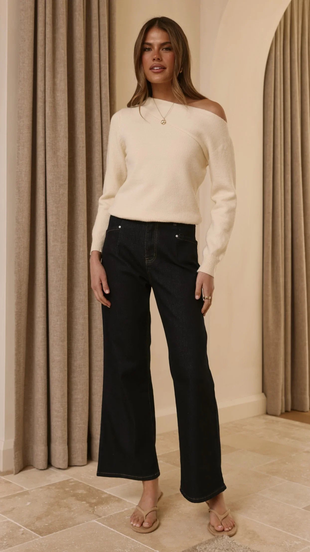 Briella Boat Neck Sweater Butter