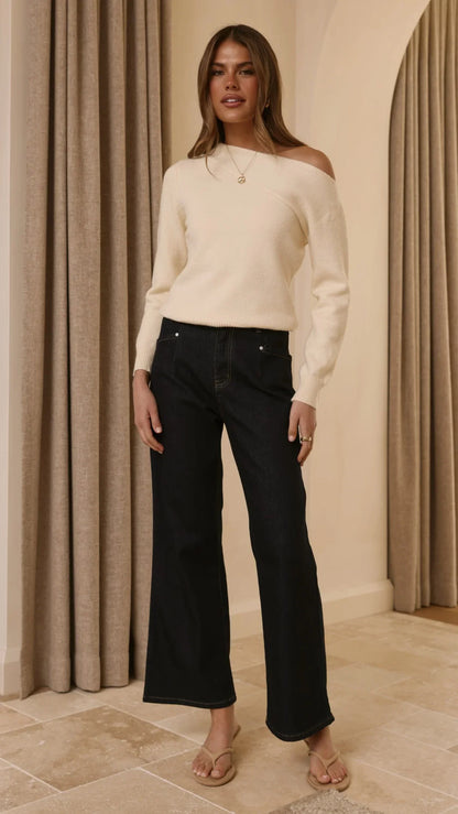 Briella Boat Neck Sweater Butter