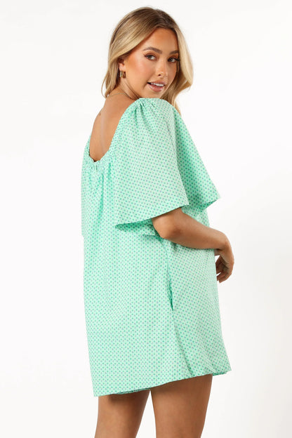 Chelsea Romper Mint Green
