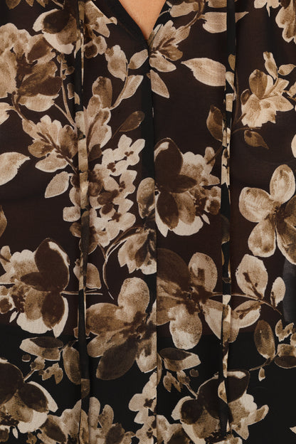 Daphne Top Midnight Taupe
