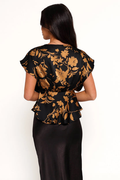 Ricki Top Black Gold