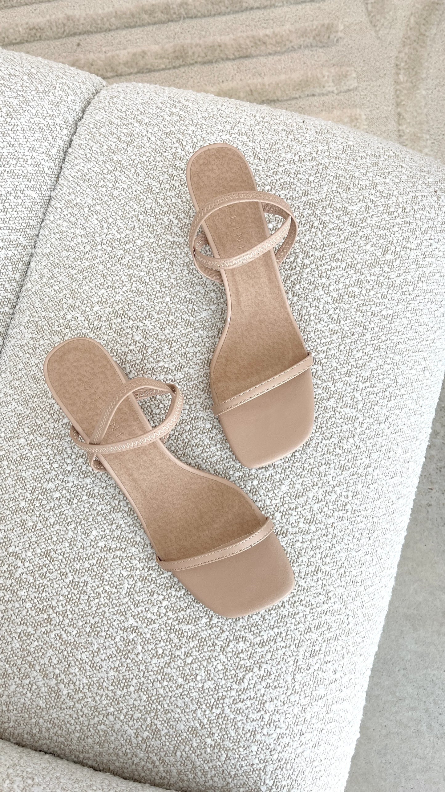 Balton Mule Heels Nude