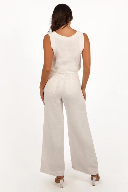 Devlin Pant Cloud White