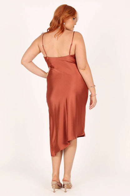 Cyprus Dress Rust