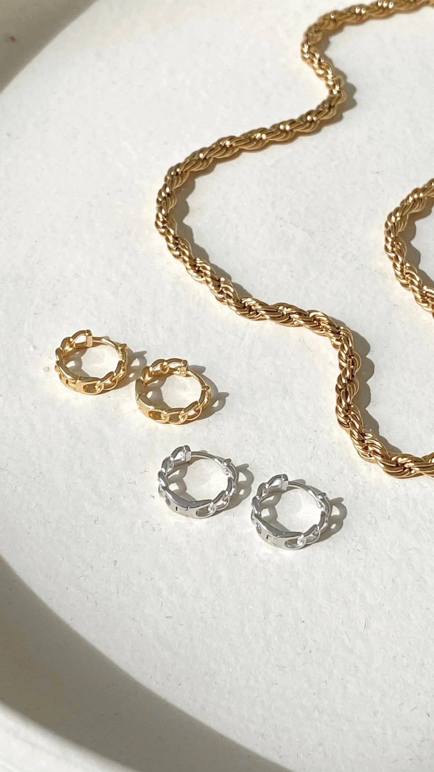 Chain Huggie Silver