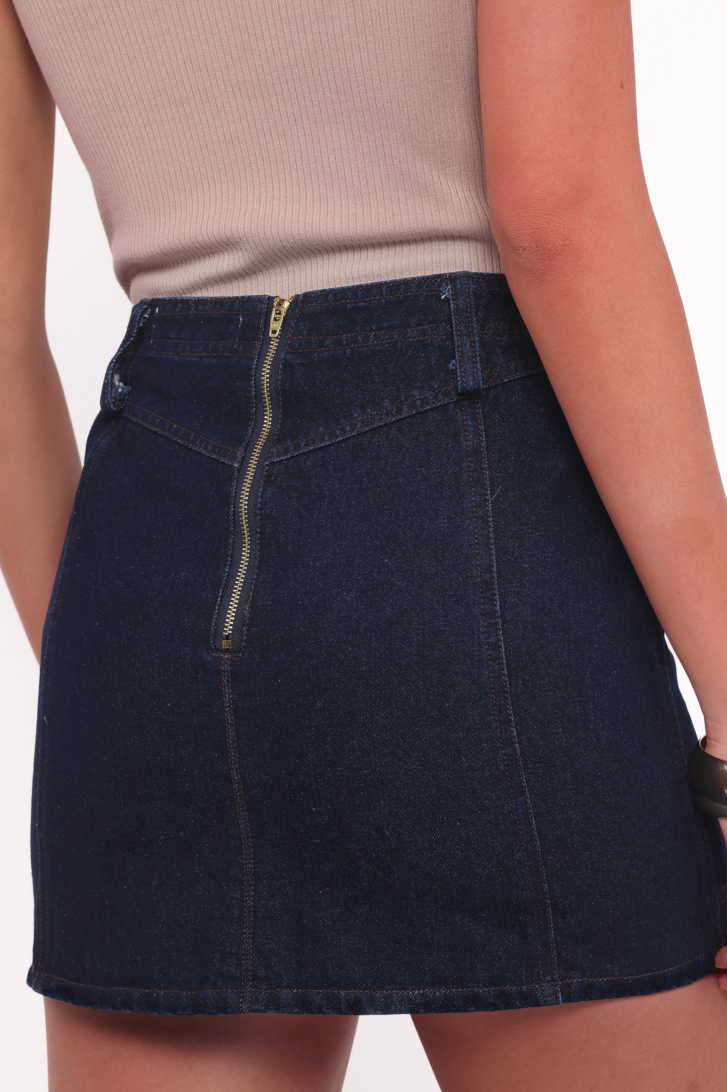 Narla Mini Skirt Dark Denim