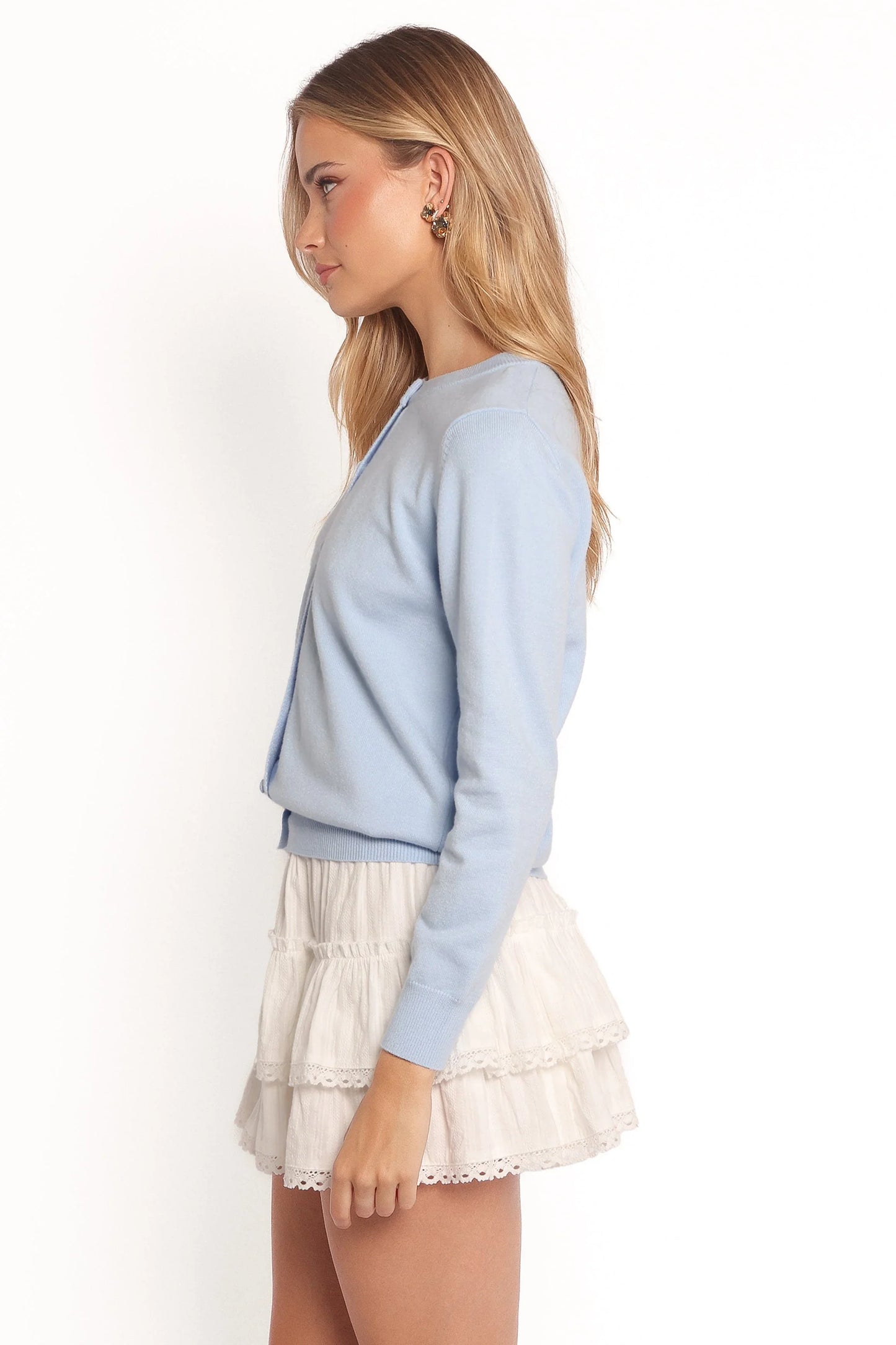 Bliss Cardigan Pale Blue